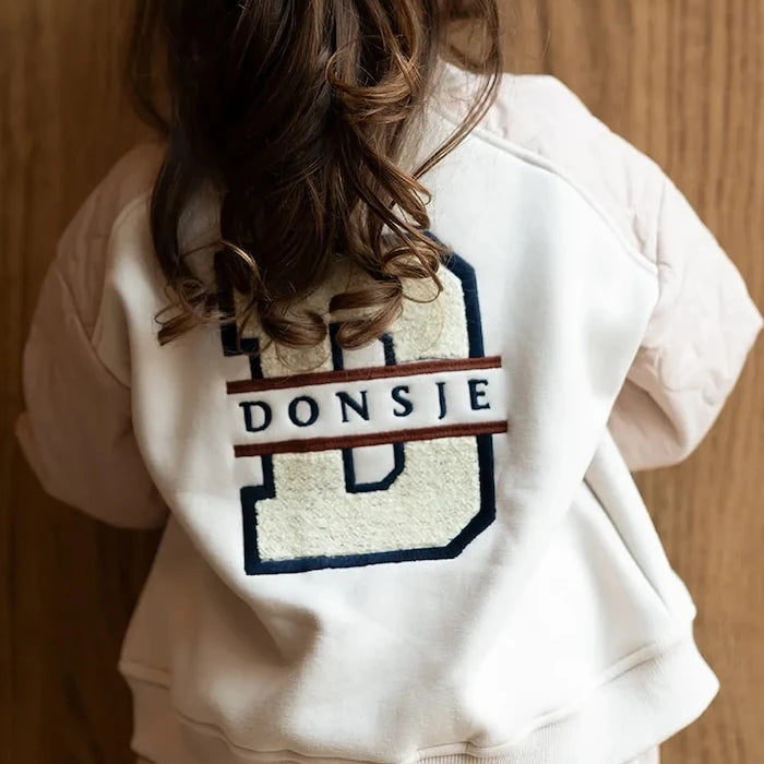 Donsje яке бомбър за деца с памук