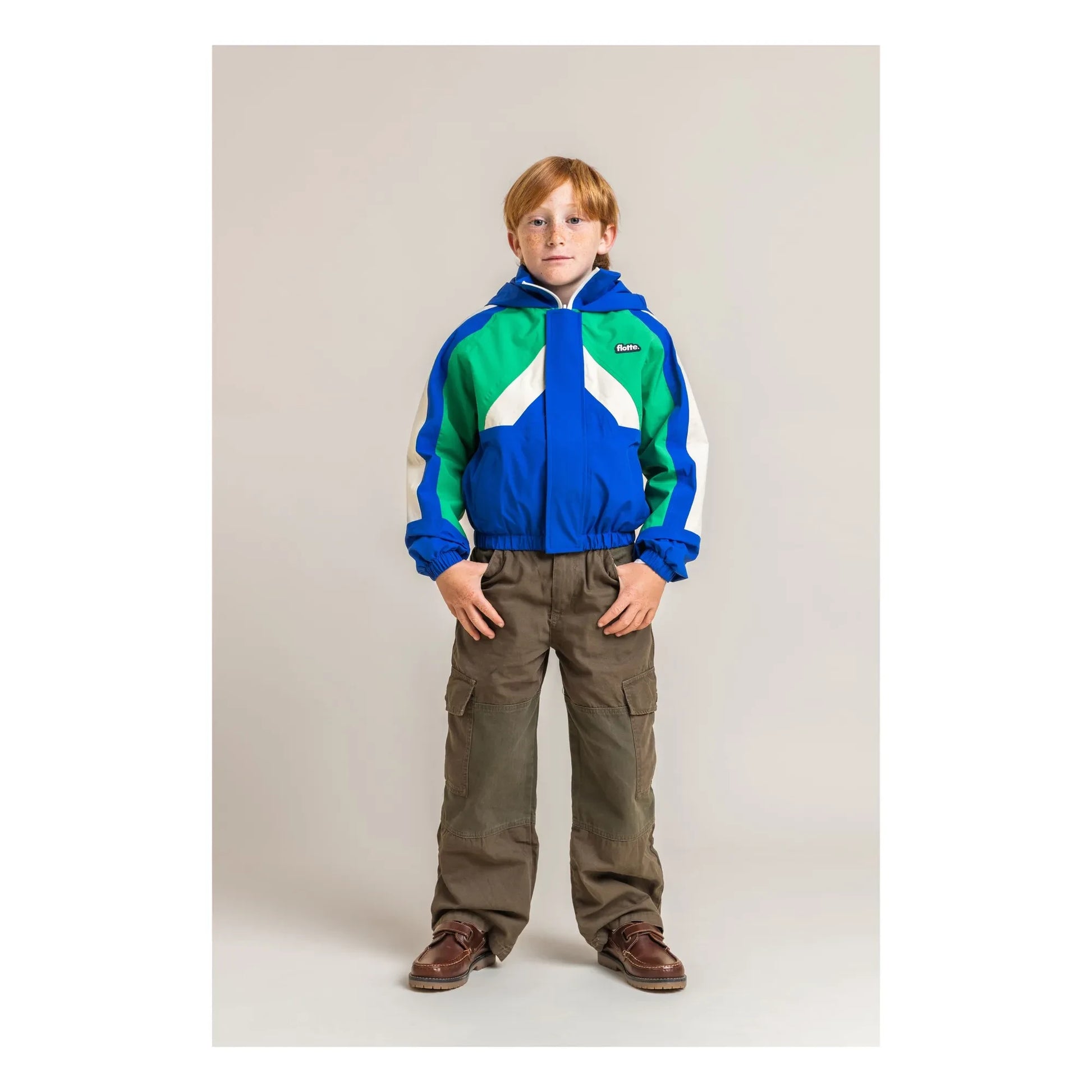 Flotte - Abbessito waterproof bomber Recycled fibers | Blue