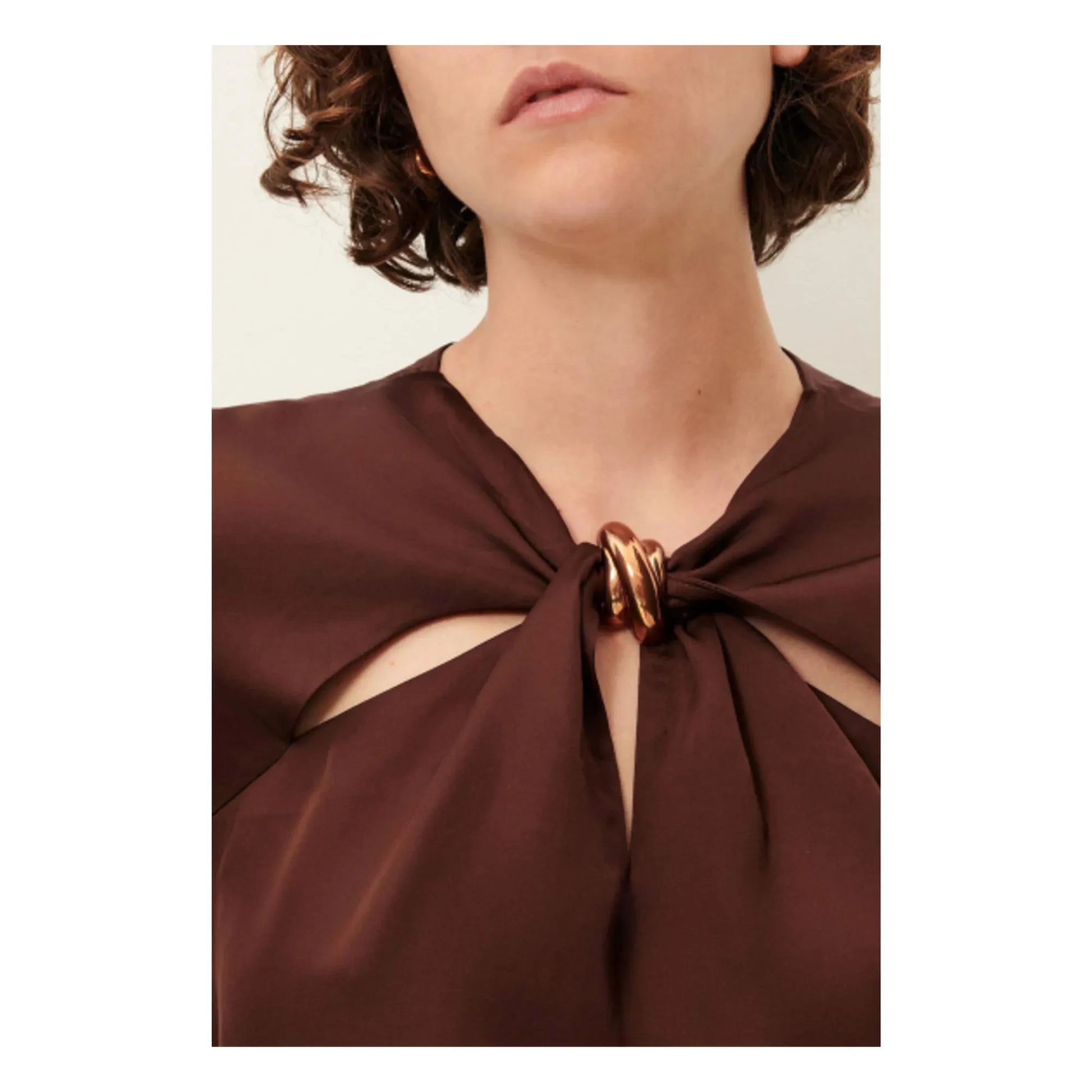 Sessùn - Amaya blouse | Brown