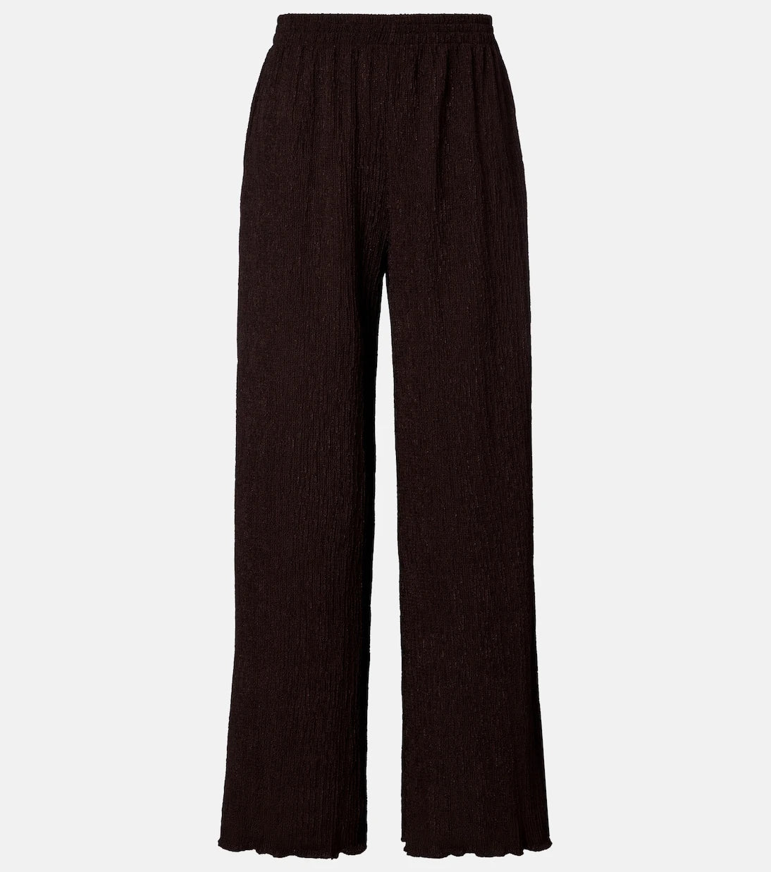 Jade Swim - Mika seersucker wide-leg pants