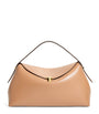 Large Leather T-Lock Top-Handle Bag 033 CAMEL
