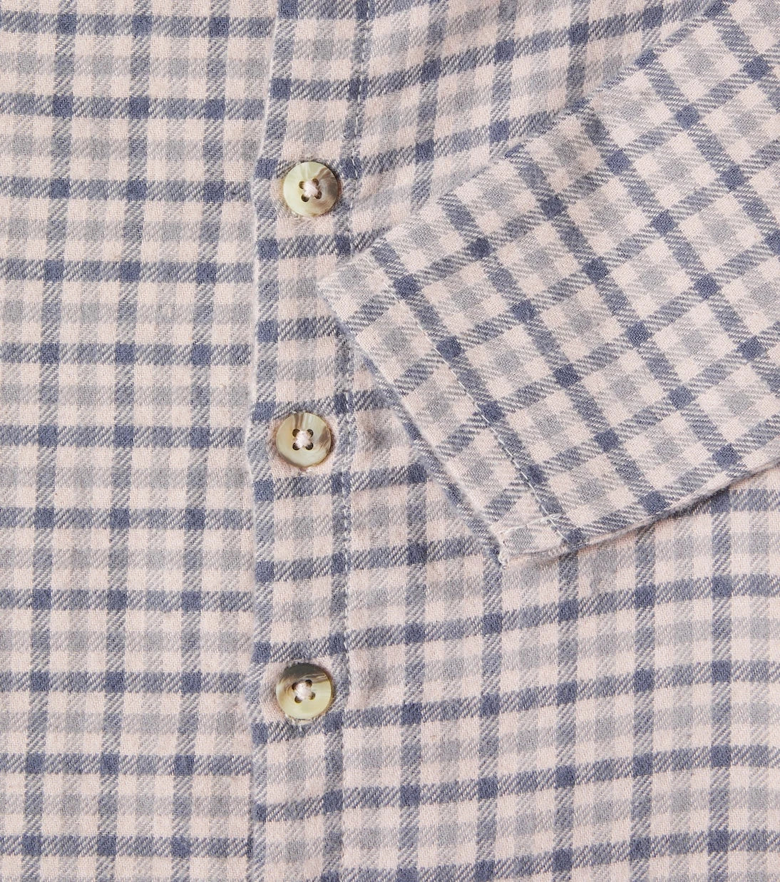 Wheat - Baby Shelby checked shirt