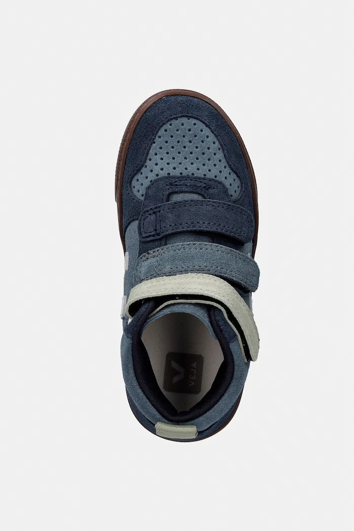 Veja Small V-10 Mid маратонки за деца от велур
