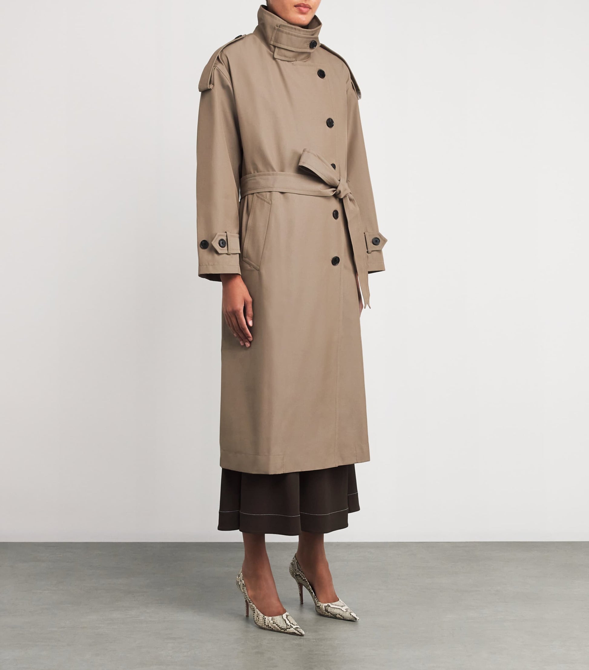 Twill Favi Trench Coat