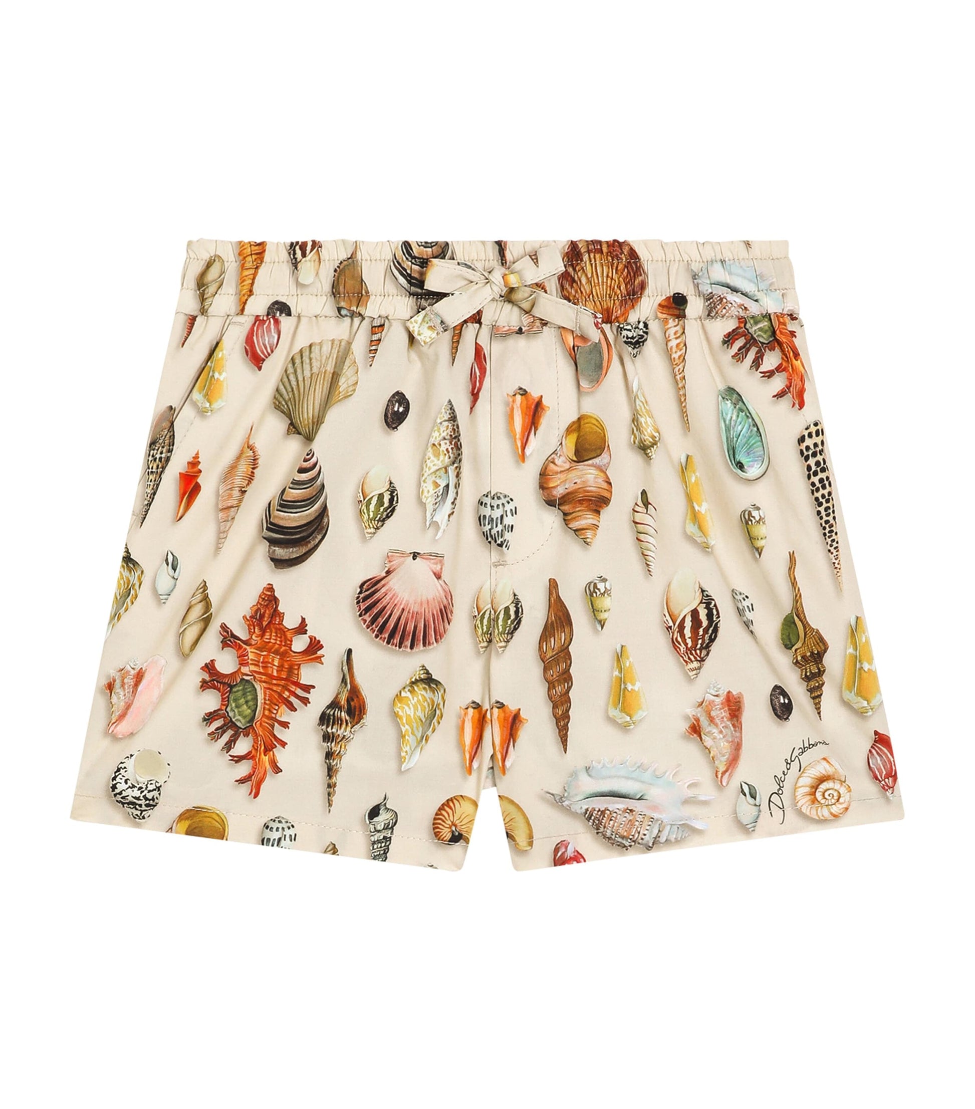 Dolce & Gabbana Kids Seashell Drawstring Shorts (3-36 Months)