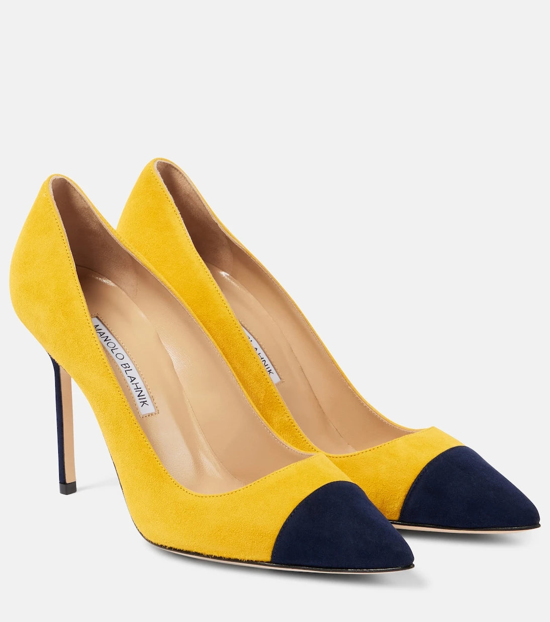 Manolo Blahnik - Capcour 105 suede pumps