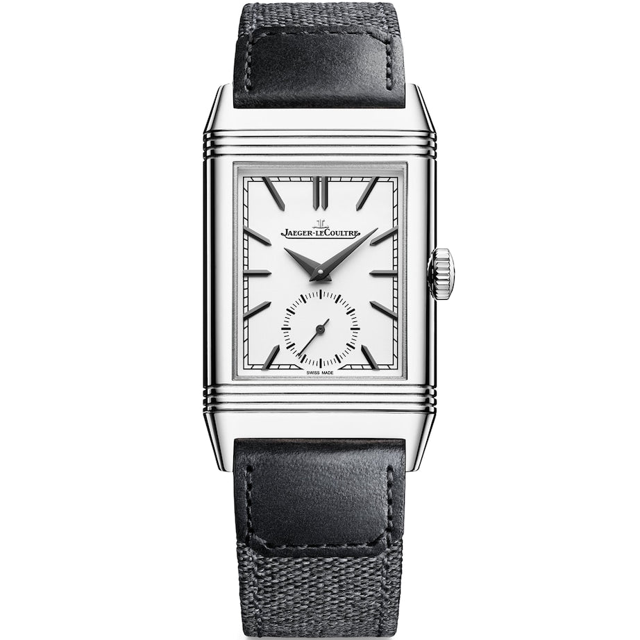 Jaeger-LeCoultre Stainless Steel Reverso Tribute Small Seconds Watch 27.4mm