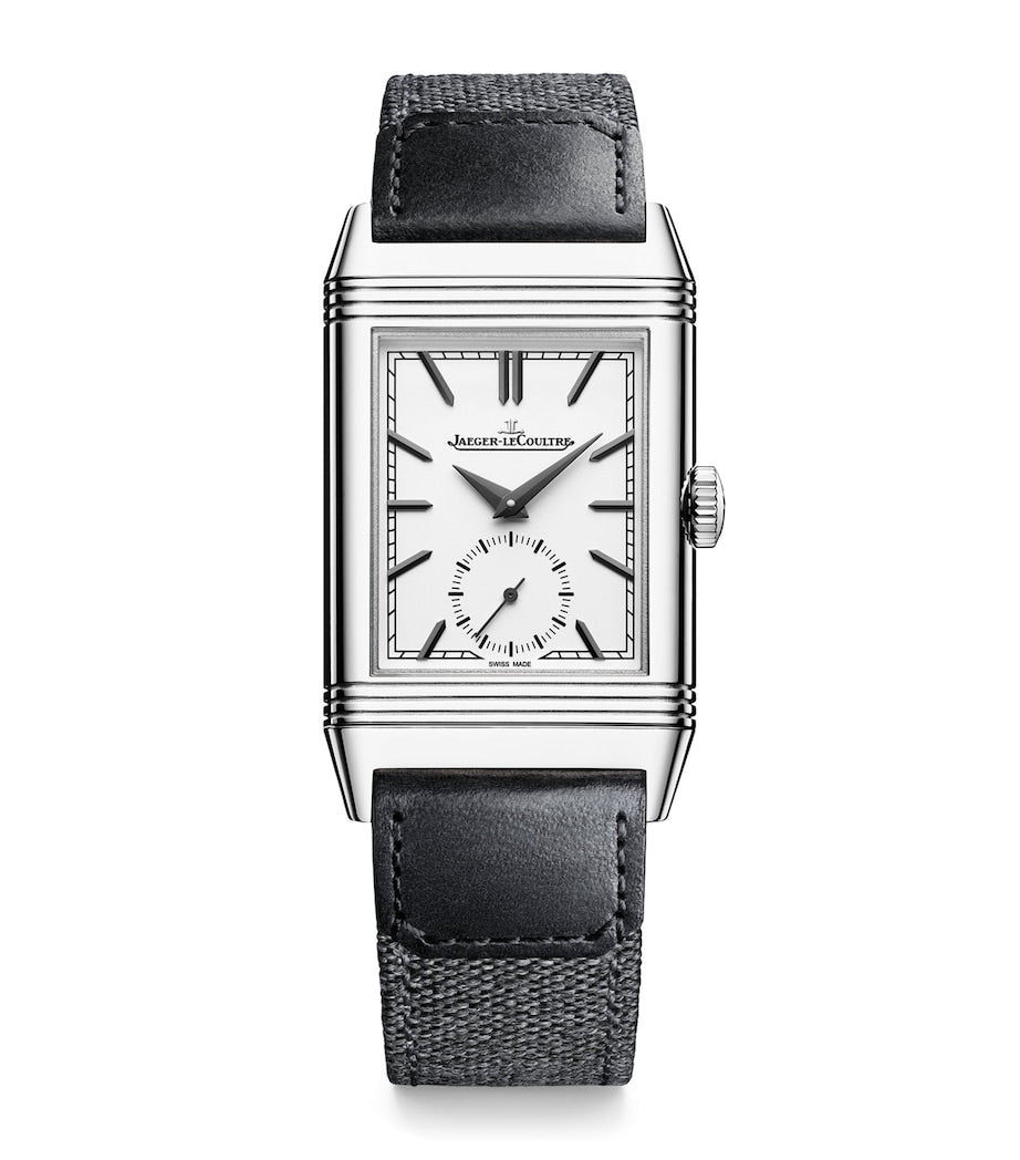 Jaeger-LeCoultre Stainless Steel Reverso Tribute Small Seconds Watch 27.4mm