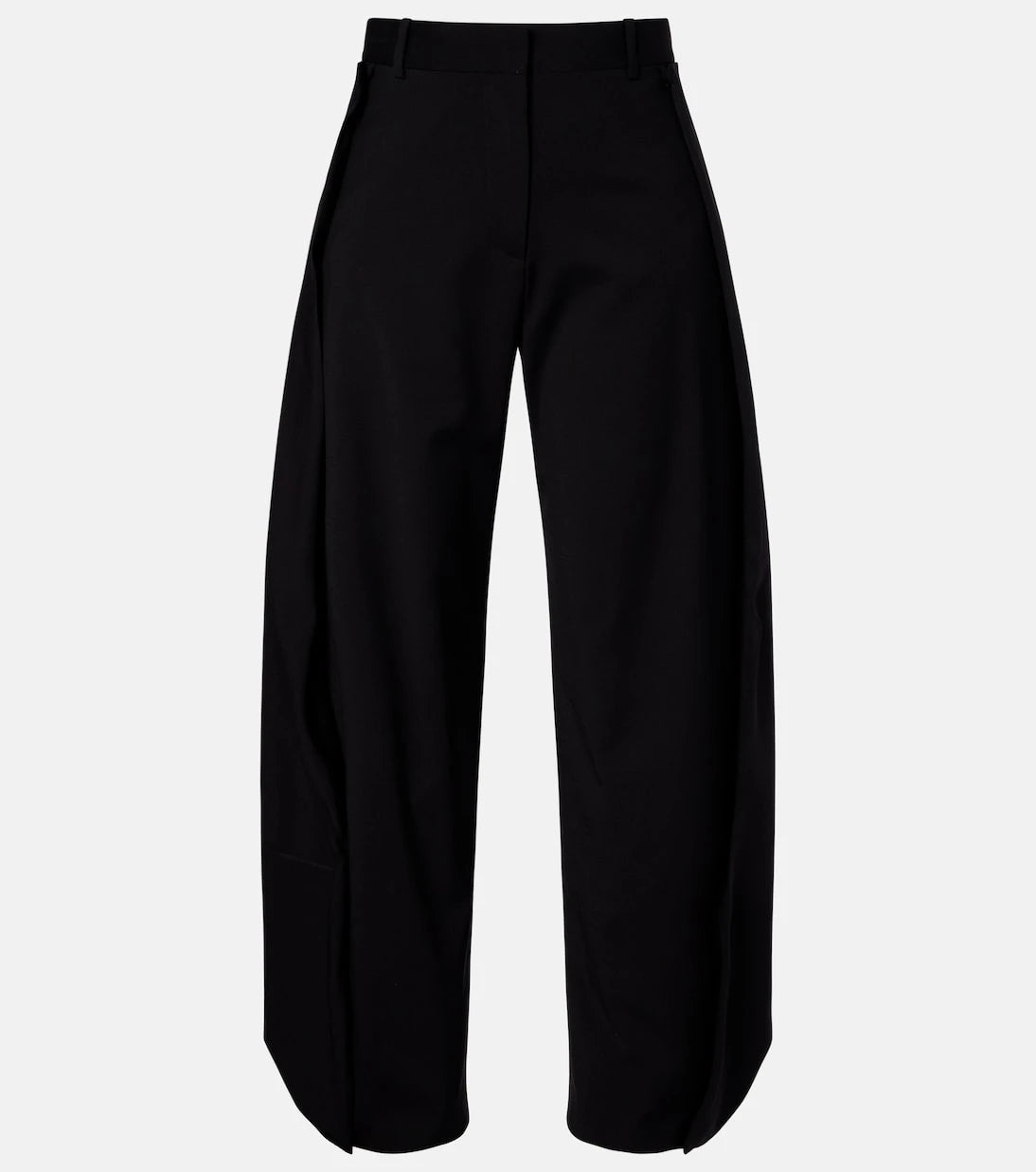 Loewe - Draped wool wide-leg pants