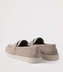 Suede Triangle Loafers