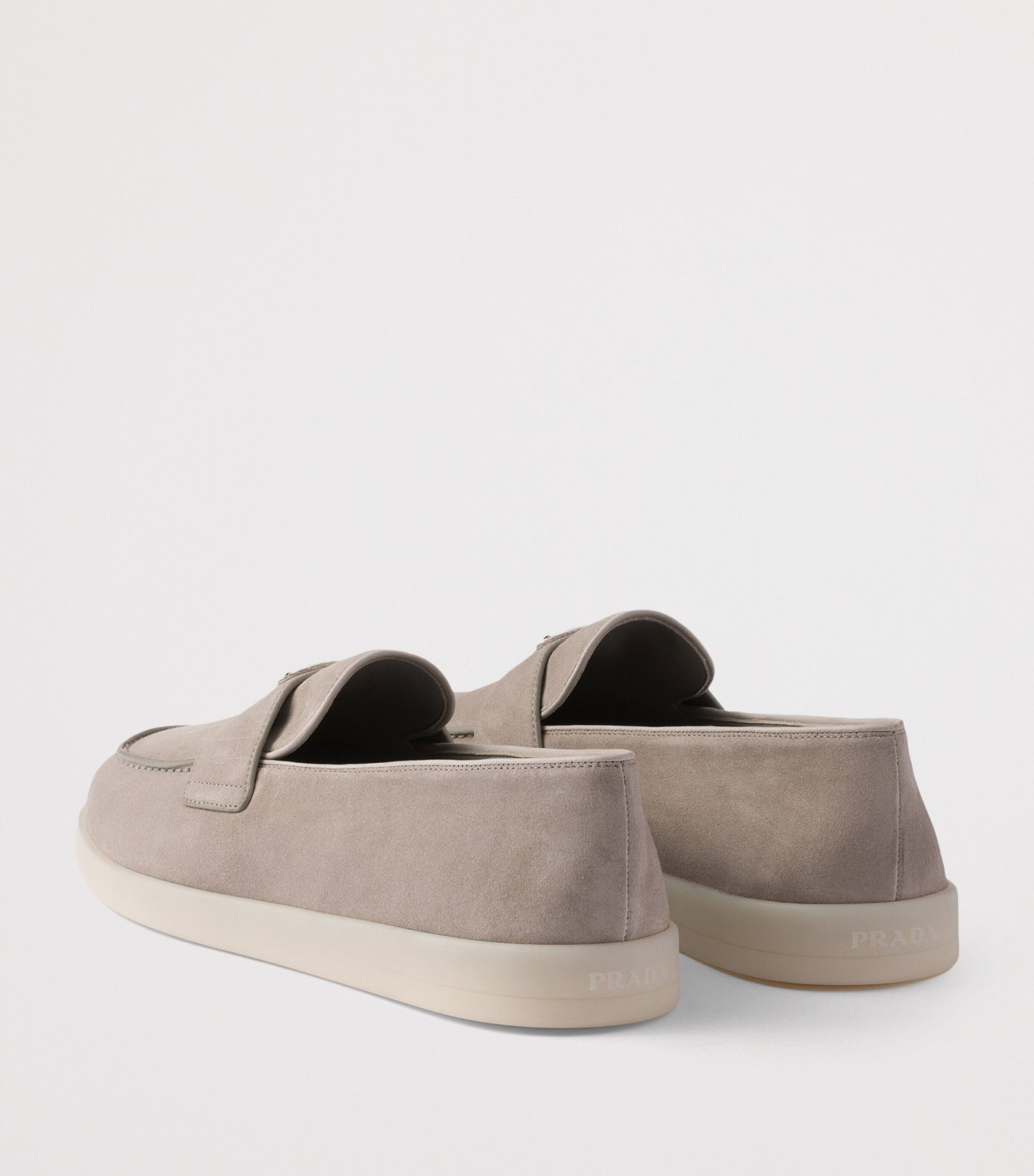 Suede Triangle Loafers