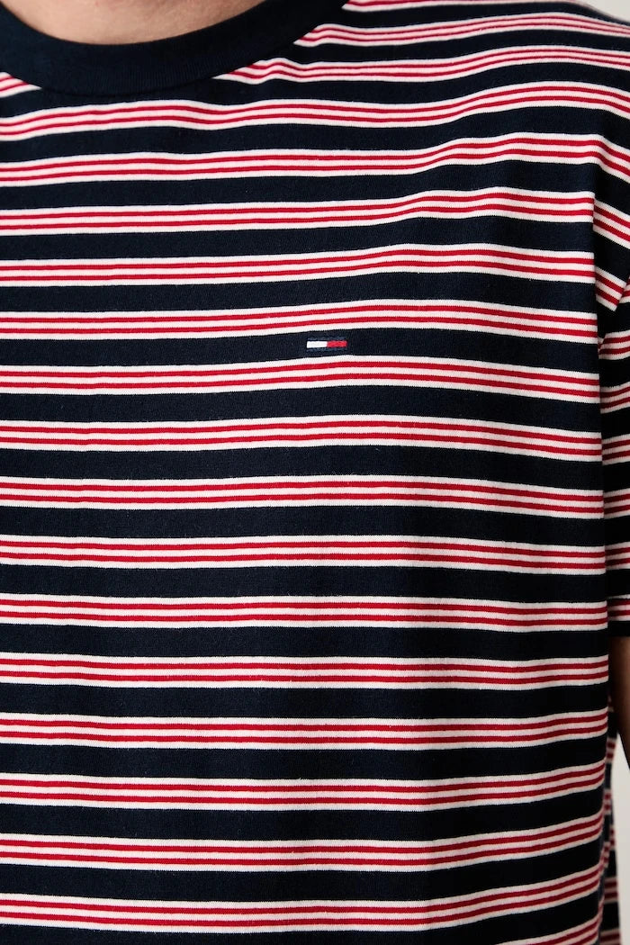 Tommy Jeans erkek pamuklu tişört