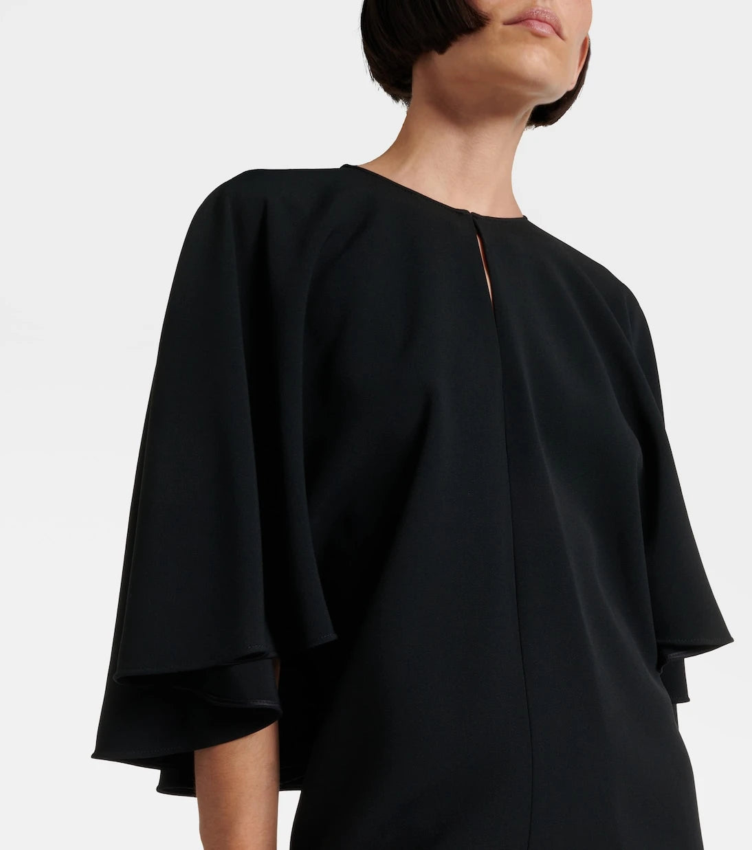 Chloé - Caped crêpe minidress