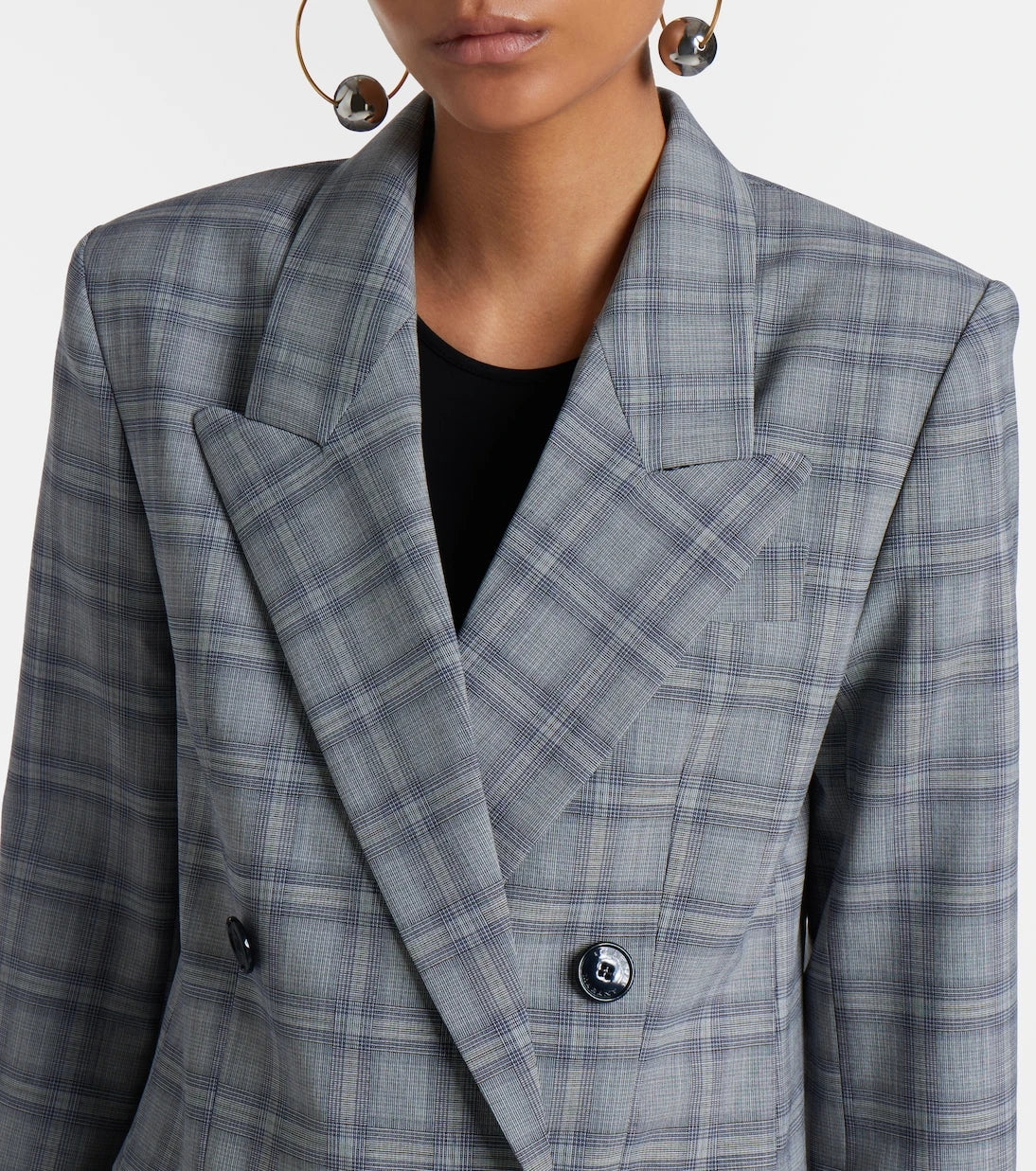 Isabel Marant - Jevima Prince of Wales check wool-blend jacket