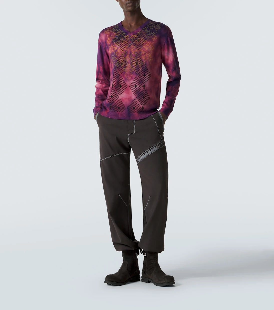 Kiko Kostadinov - Hatha tie-dye wool sweater