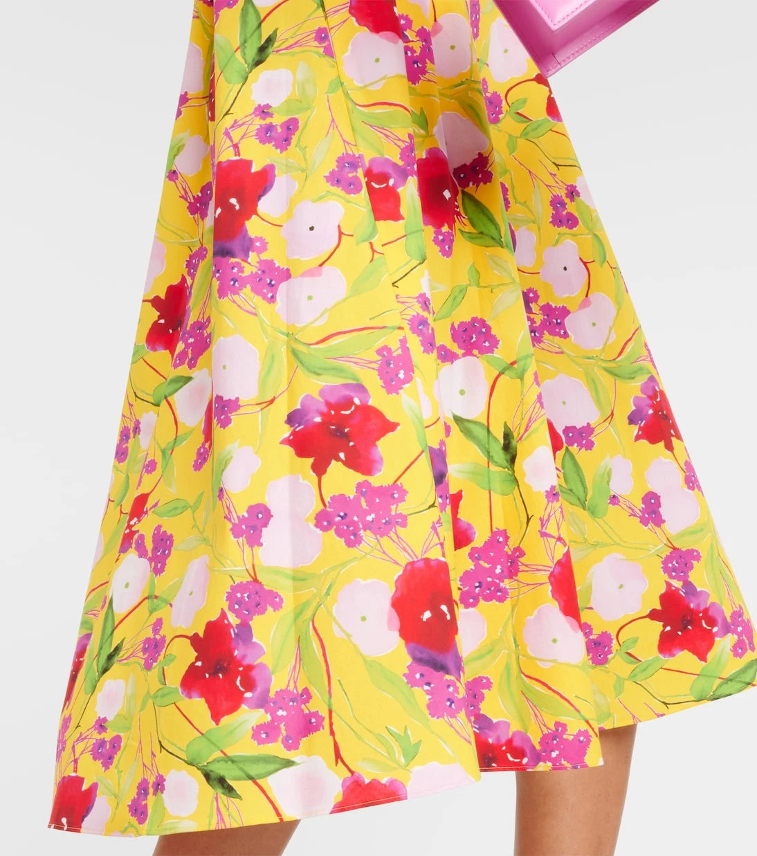 Carolina Herrera - Floral cotton midi dress