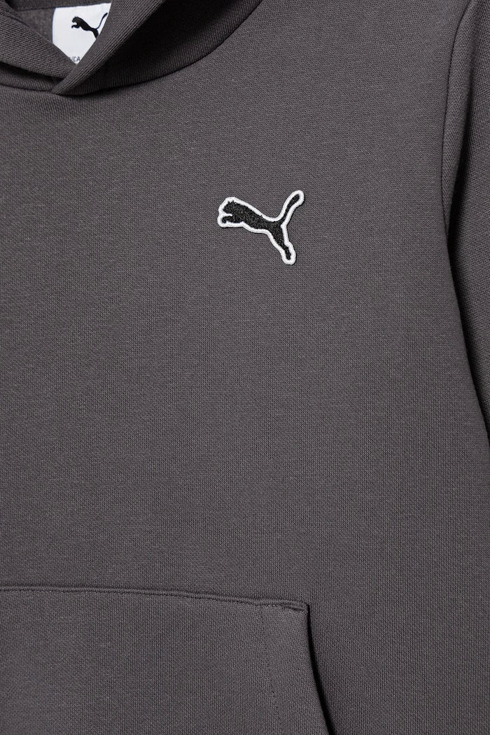 Puma çocuklar için pamuklu kapüşonlu sweatshirt ESS ELEVATED Hoodie FL