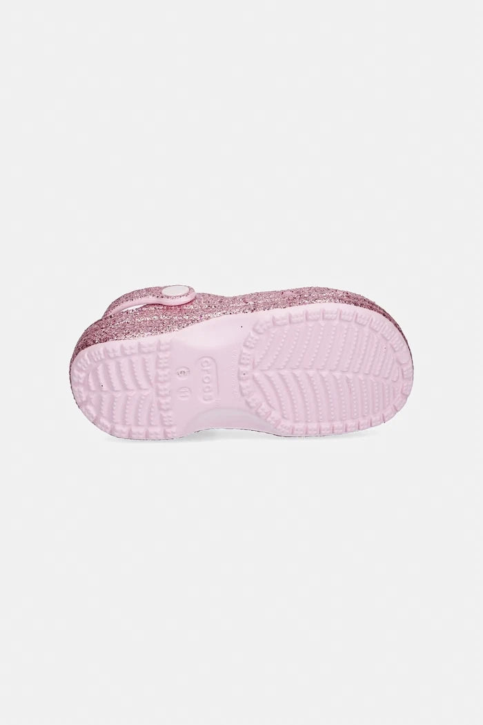 Детски чехли Crocs CLASSIC CHUNKY GLITTER CLOG K