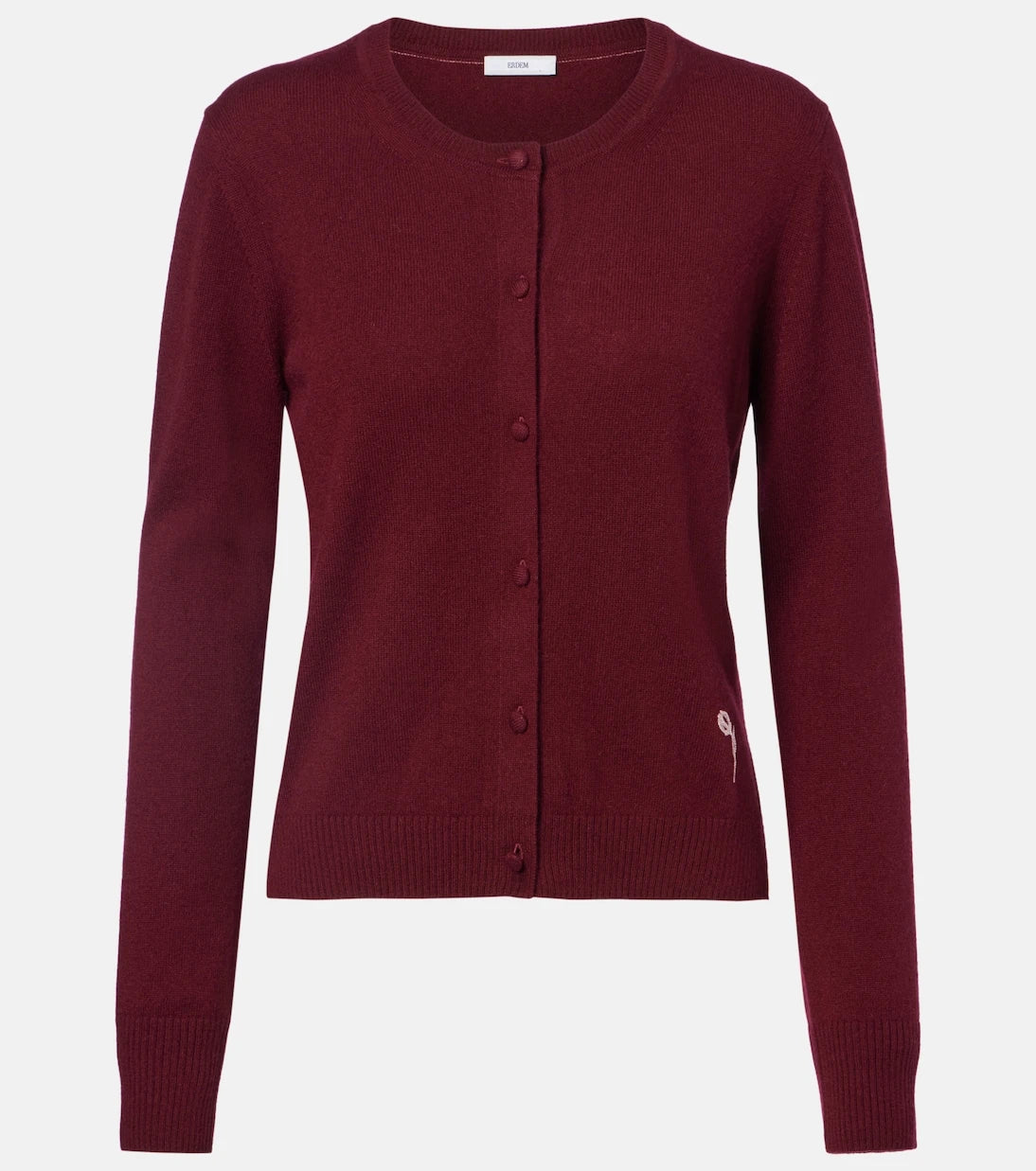 Erdem - Embroidered cashmere and wool cardigan