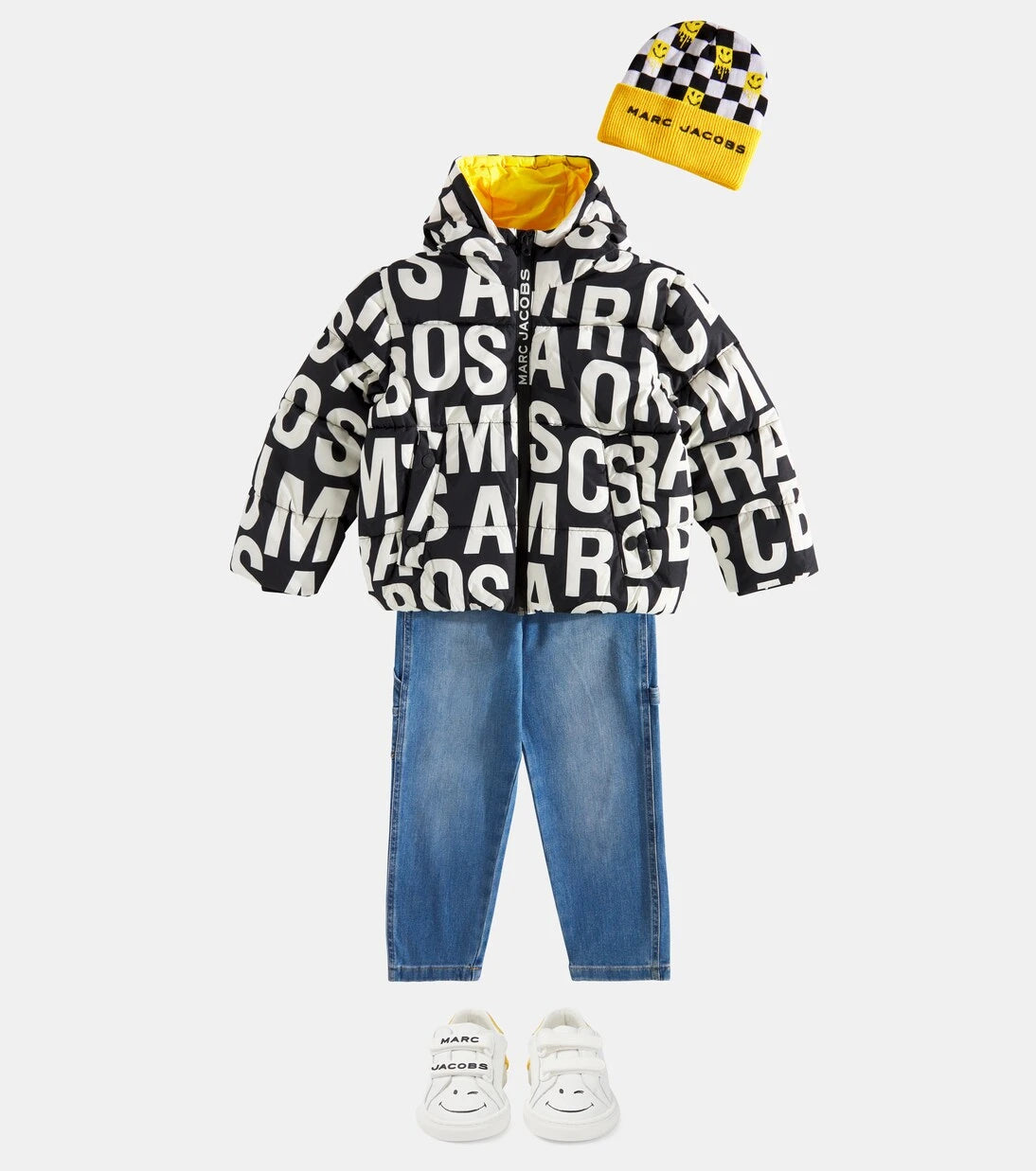 Marc Jacobs Kids - بنطلون جينز بقصة مستقيمة