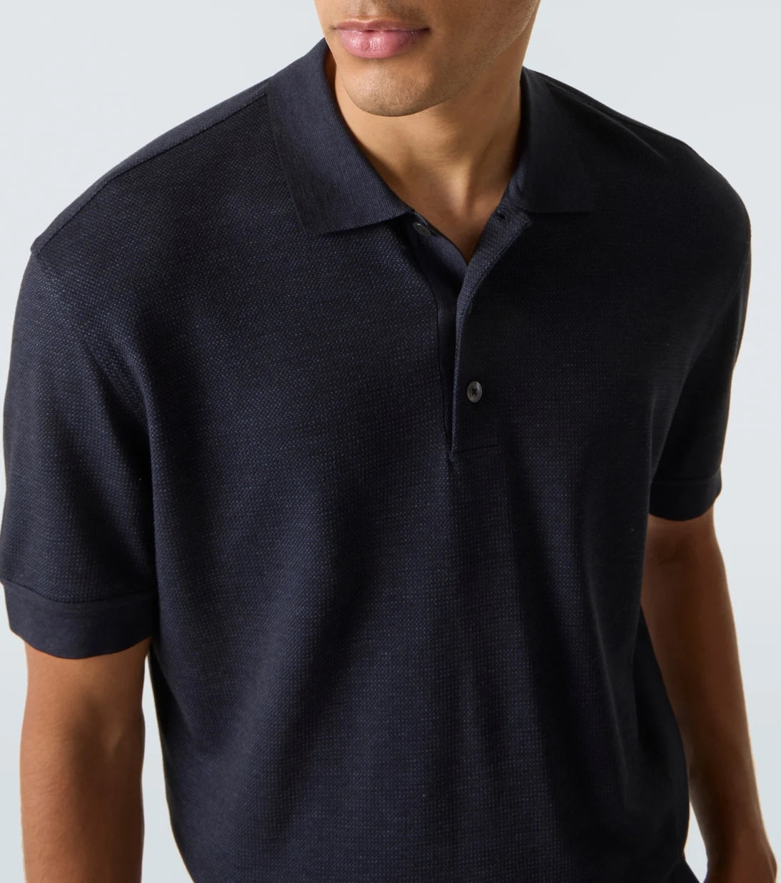 Zegna - Cotton and silk polo shirt