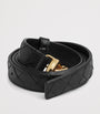 Bottega Veneta Black Leather Knot Belt