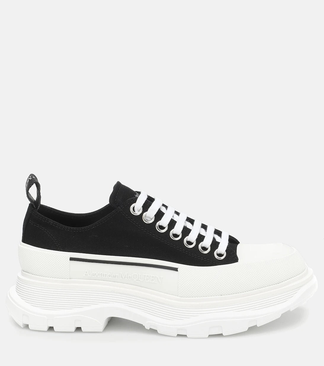 McQueen - Tread Slick canvas platform sneakers