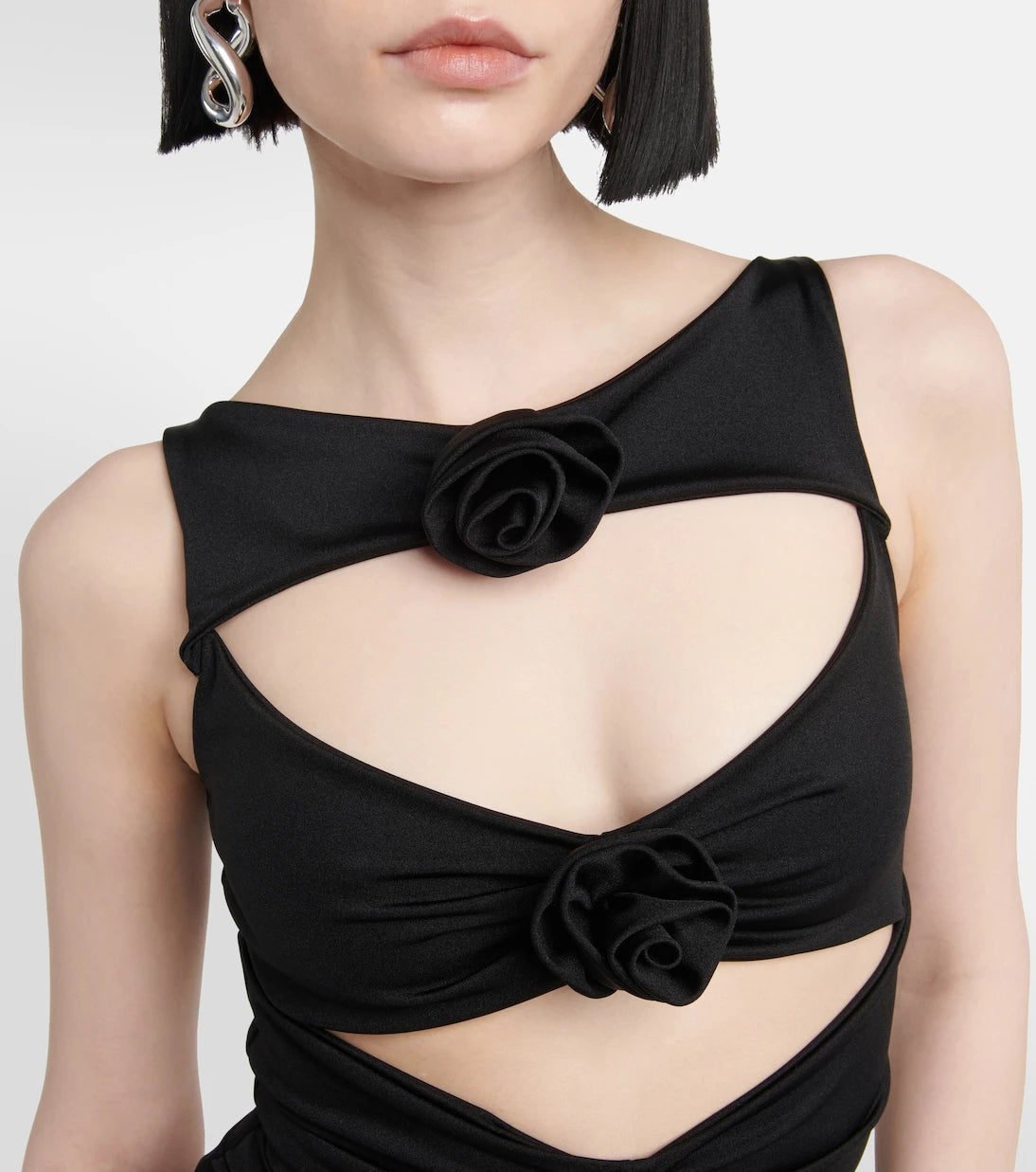 Giuseppe di Morabito - Corsage cutout crêpe minidress