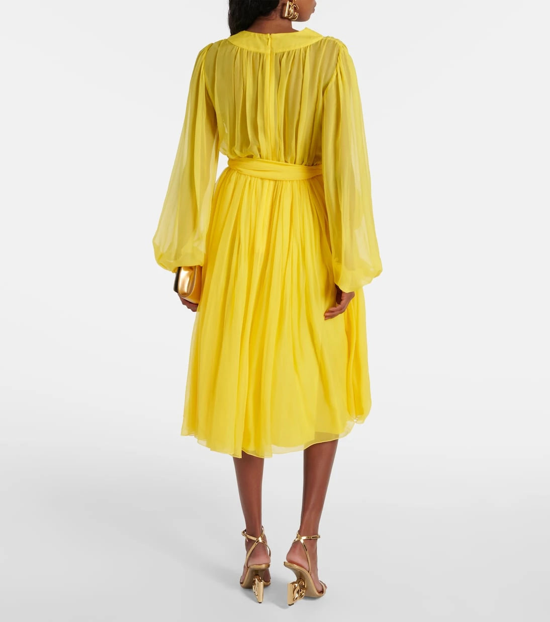 Dolce&Gabbana - Silk chiffon midi dress