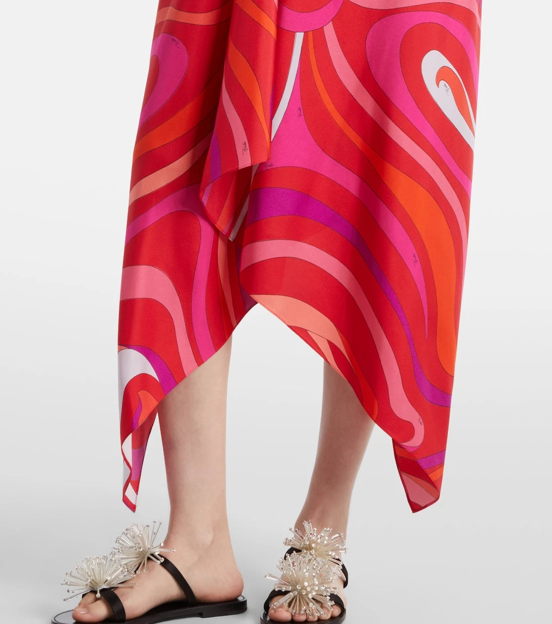 Pucci - Marmo embellished halterneck silk minidress