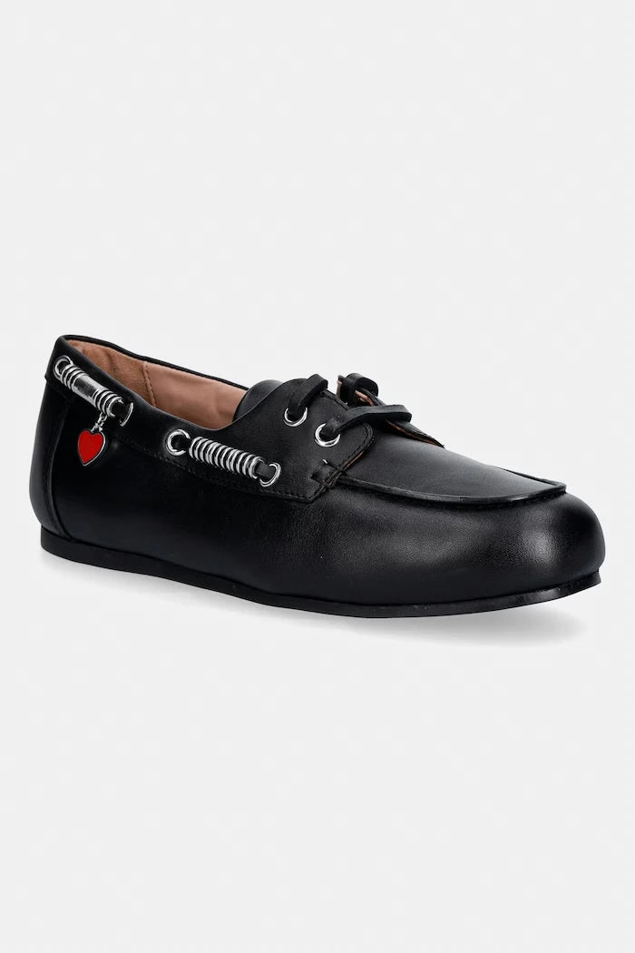 Кожени мокасини Love Moschino