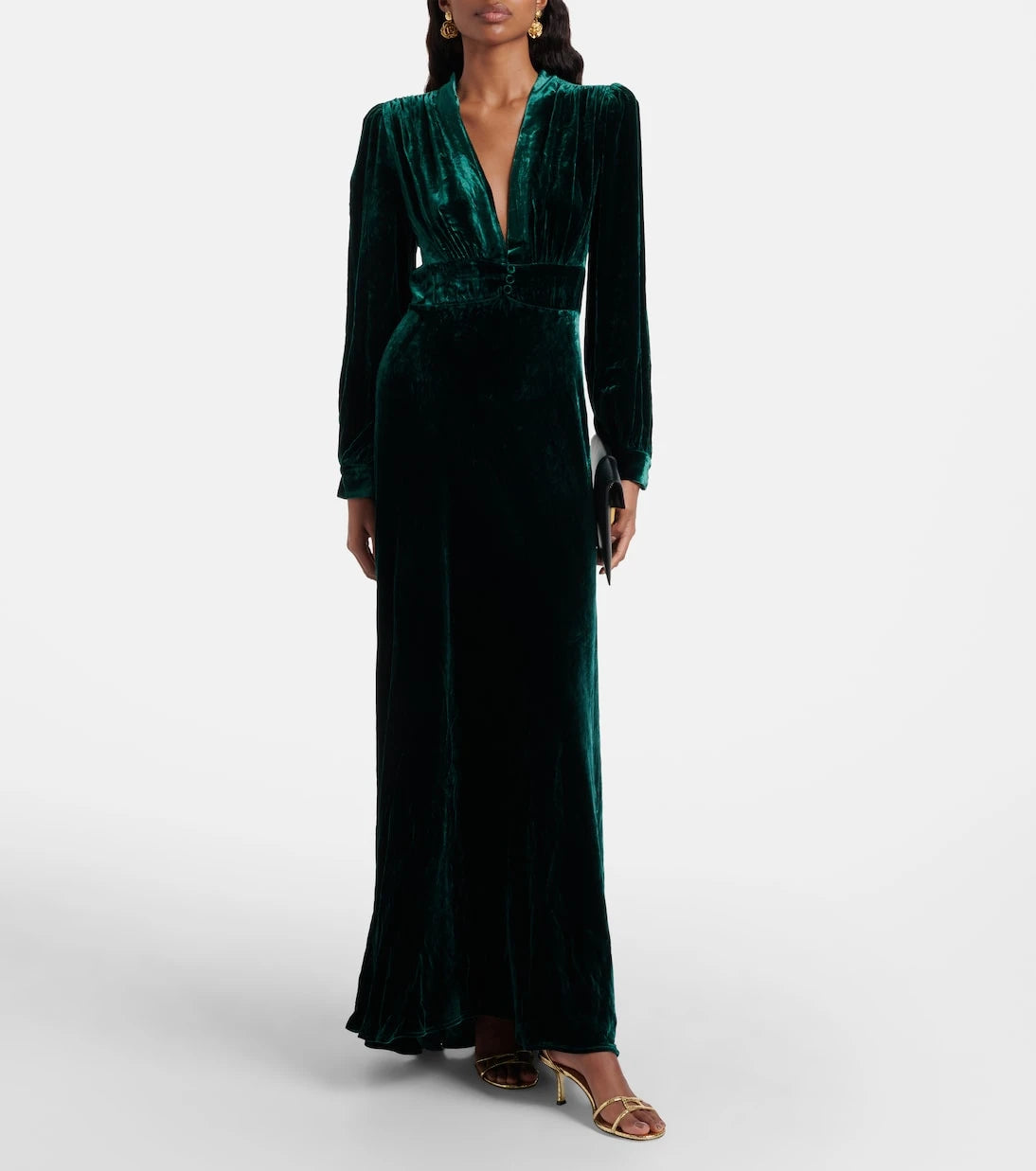 Rixo - Emory velvet gown