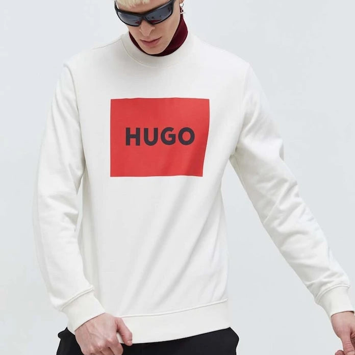 HUGO Pamuklu Sweatshirt