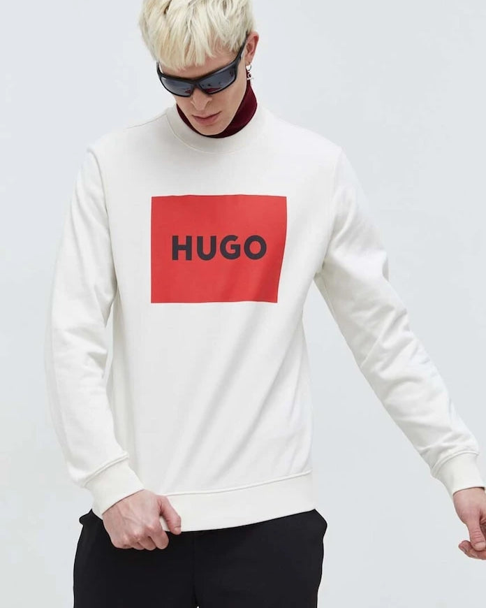HUGO Pamuklu Sweatshirt