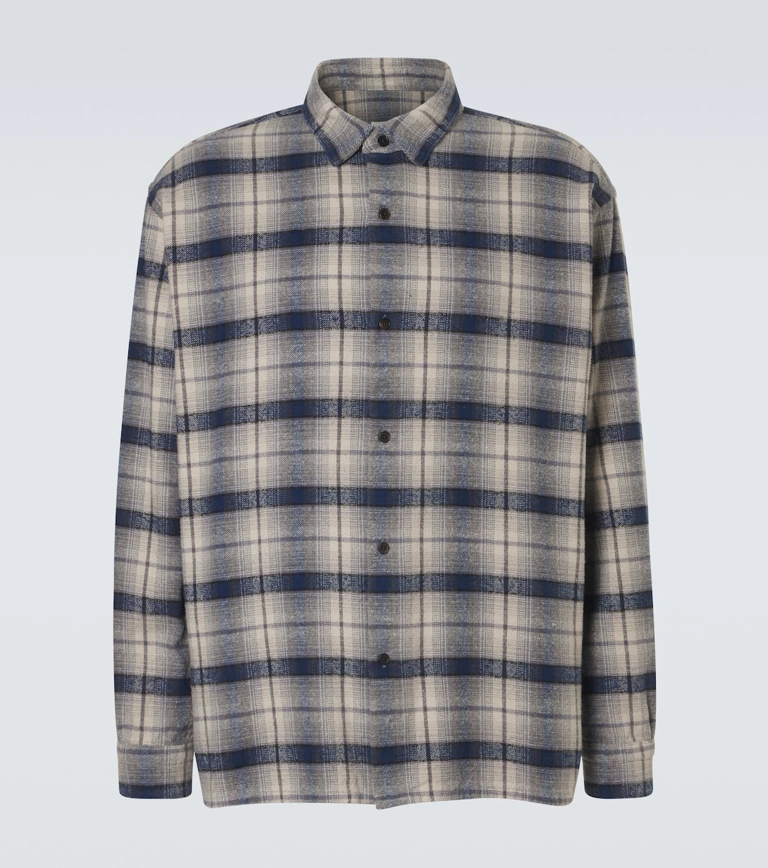 A.Presse - Vintage checked cotton and silk-blend shirt