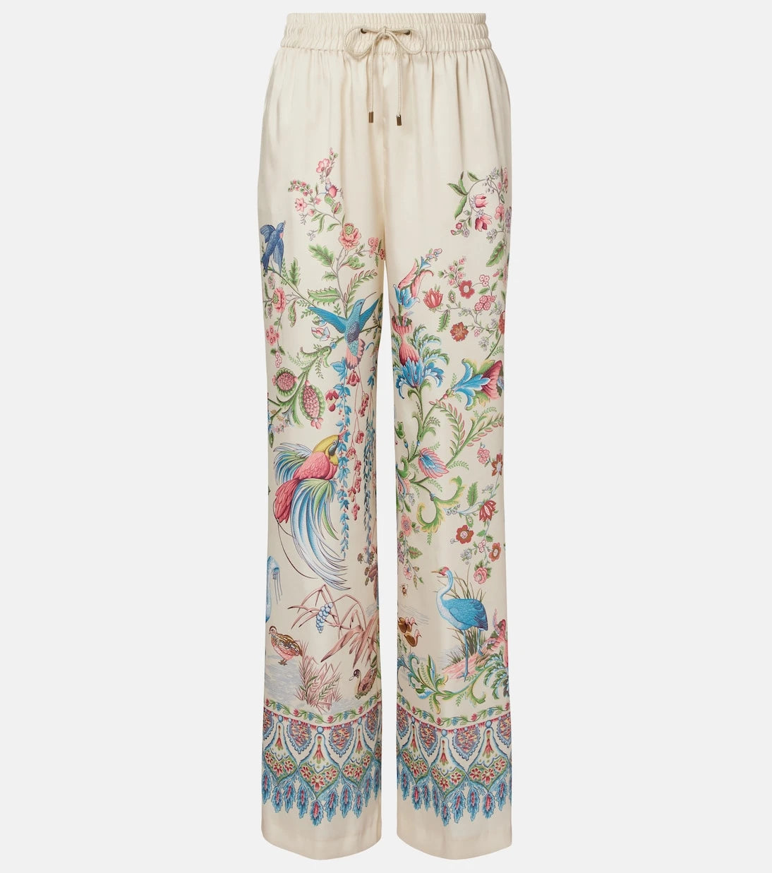 Etro - Floral wide-leg pants