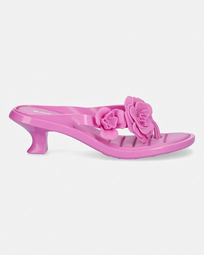 Melissa MELISSA THONG KITTEN HEEL PETALS AD