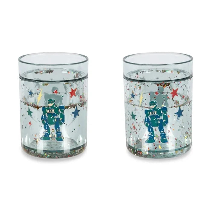 Konges Sløjd Комплект чаши за деца 2 PACK GLITTER CUPS