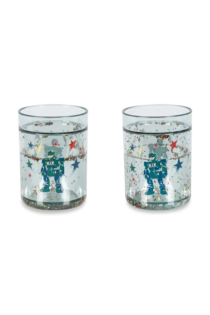 Konges Sløjd Комплект чаши за деца 2 PACK GLITTER CUPS