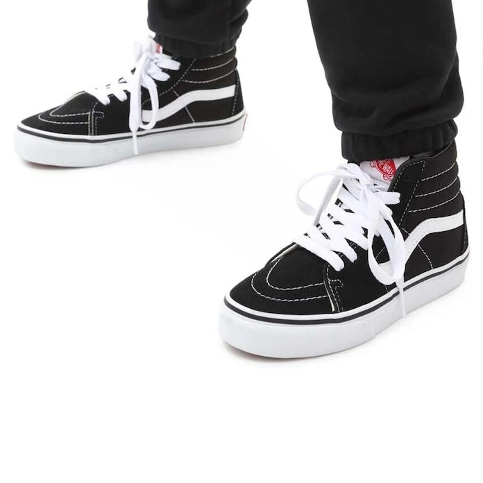 Детски високи кецове Vans UY SK8 Hi BLACK/TRUE WHIT