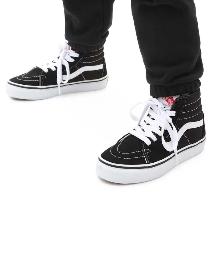Детски високи кецове Vans UY SK8 Hi BLACK/TRUE WHIT