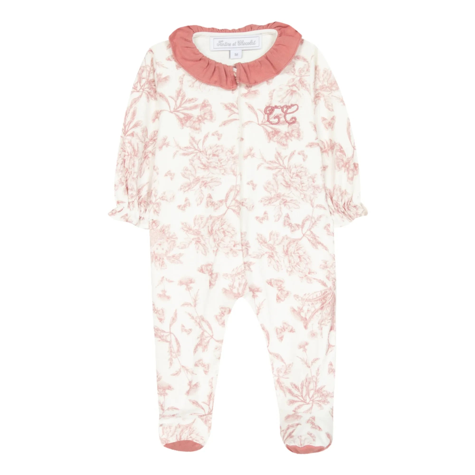 Tartine et Chocolat - Dors-bien Toile de Jouy pyjamas | Peach