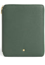 Leather Writing Folder GREEN