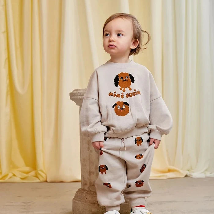 Детски памучен суичър Mini Rodini Doggies