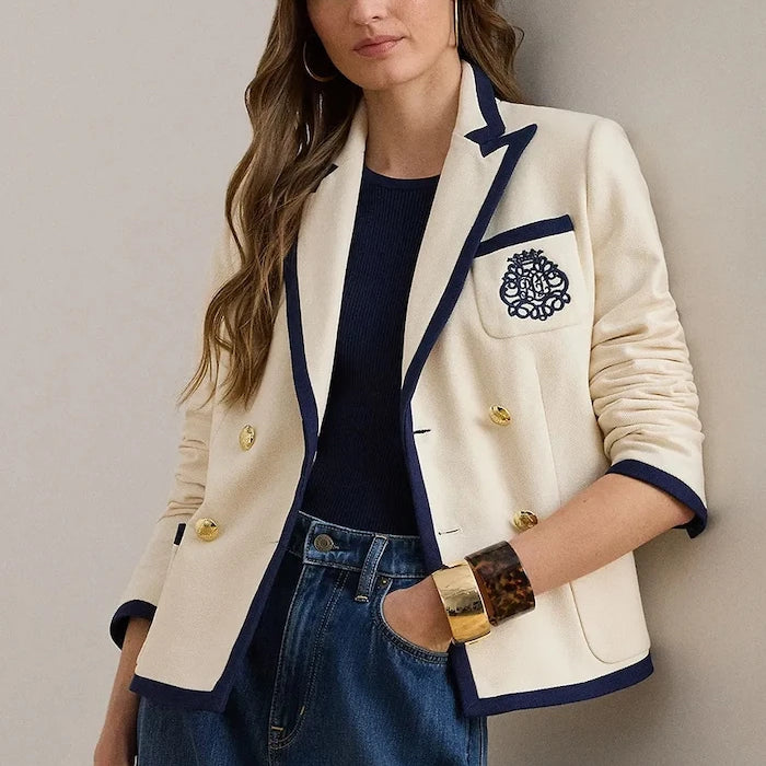 Lauren Ralph Lauren сако дамско от памук