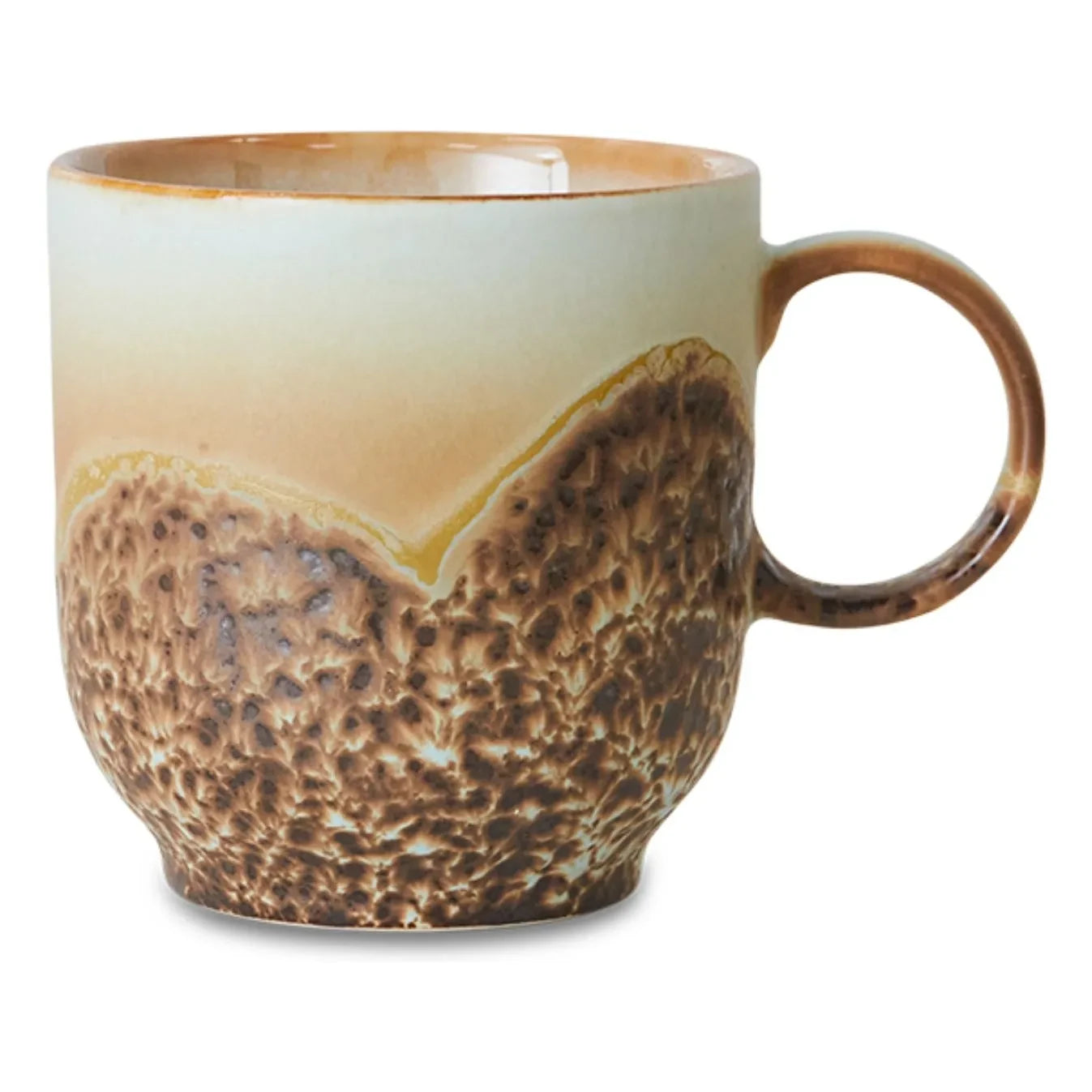 HKliving - Stoneware coffee cup | Brown
