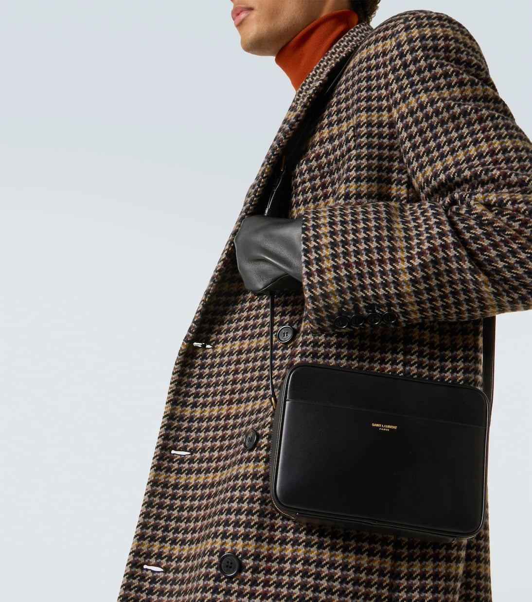 Saint Laurent - Paris leather camera case