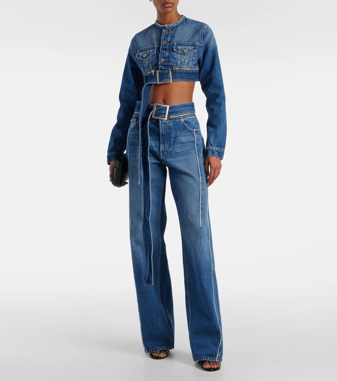 Jean Paul Gaultier - Cropped denim jacket