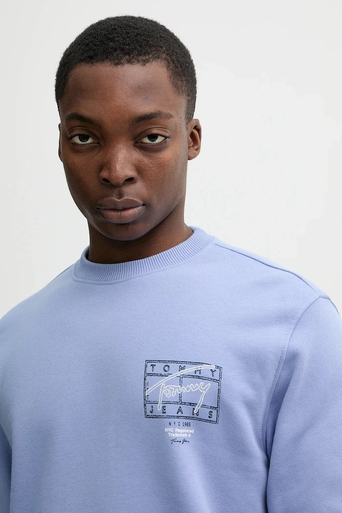 Pamuklu Tommy Jeans sweatshirt