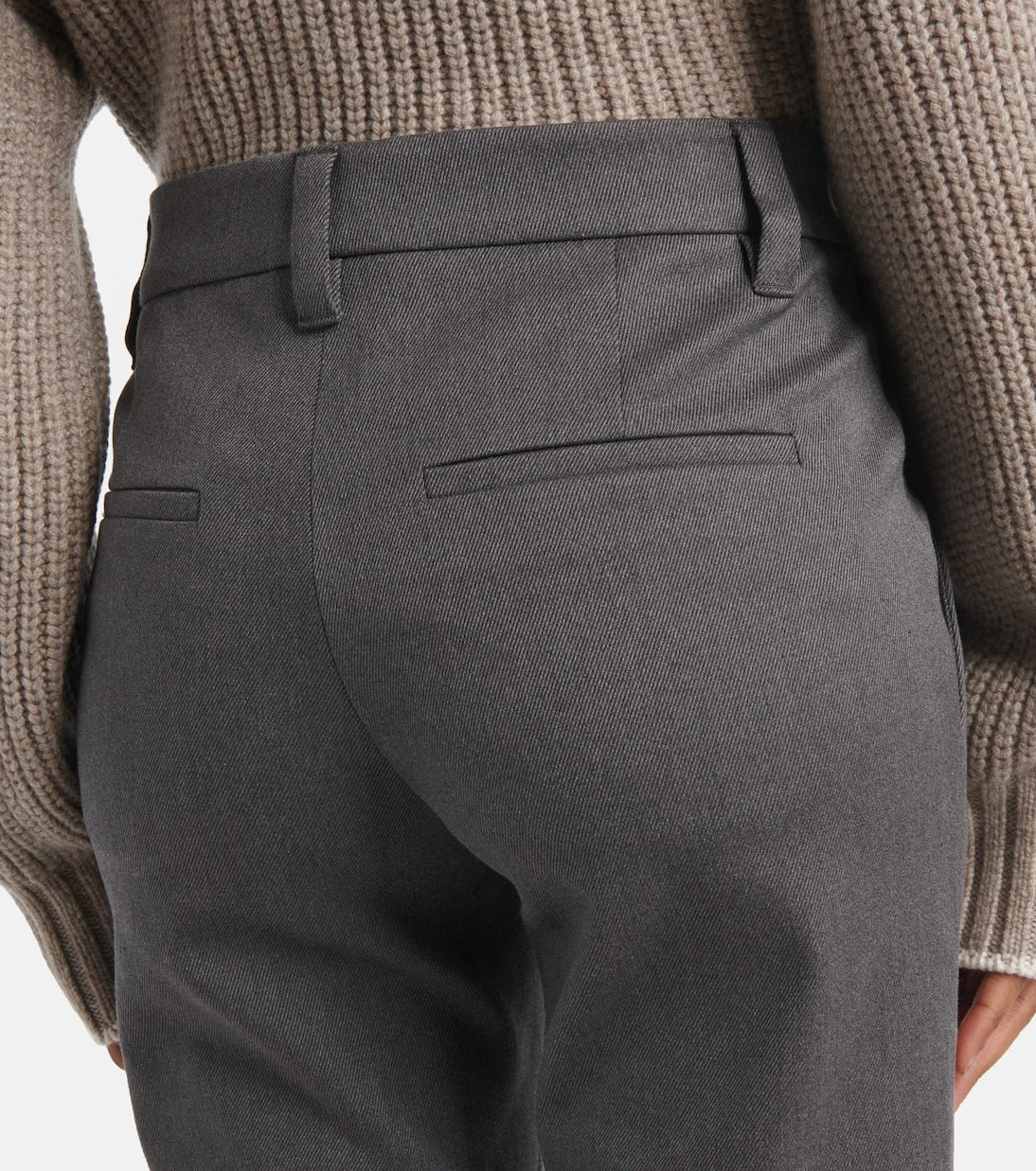 Brunello Cucinelli - Cotton-blend slim pants